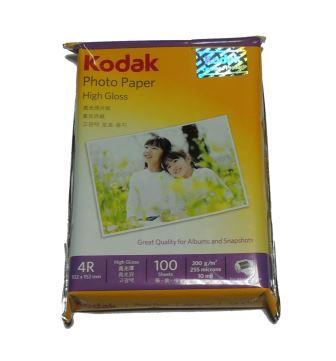 Фотобумага Kodak 4R (10,2х15,2) глянцевая 200г/м 100л. (ПАКЕТ-ФОЛЬГА)